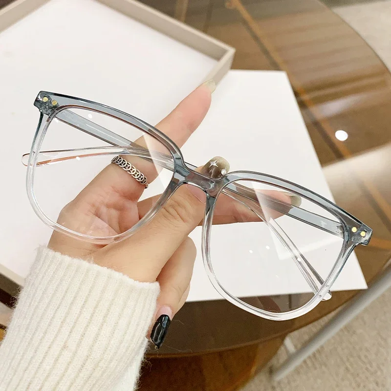 Blaulicht-blockierende Brille für Computerspiele, modische gefälschte Anti-Augenbelastungs-Brille für Damen und Herren – Detail 4