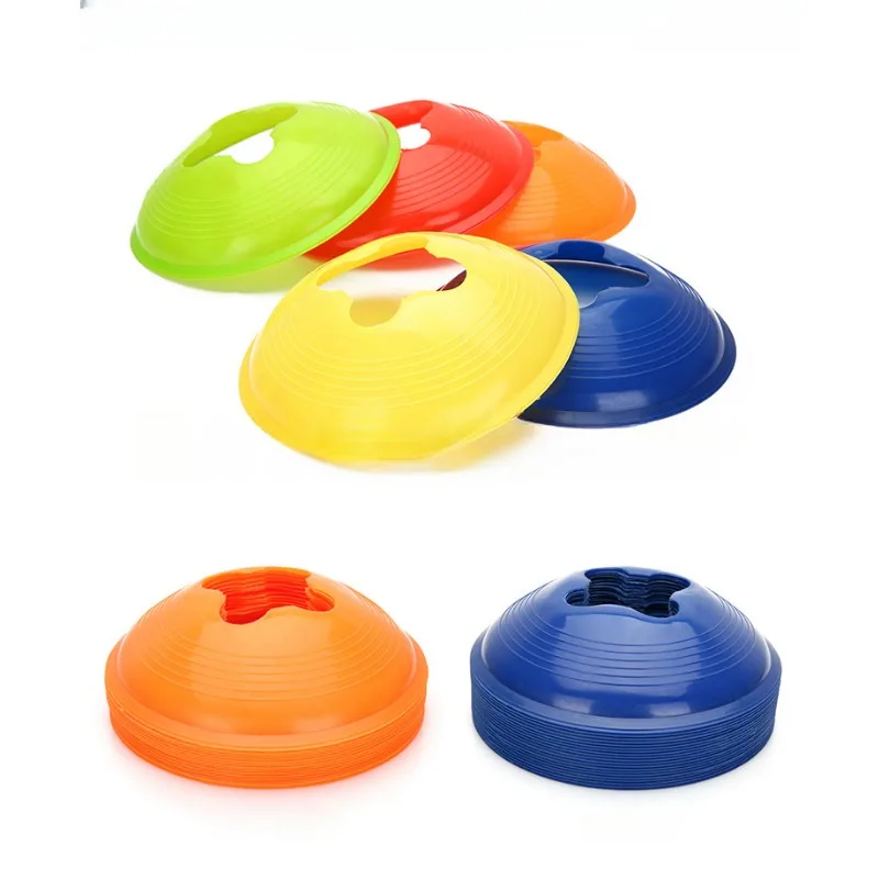 Juego de conos de disco de agilidad, conos de entrenamiento de fútbol, marcadores, accesorios de entrenamiento