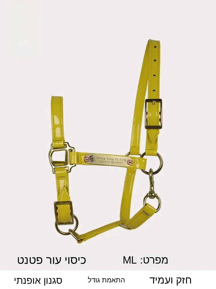 new-painted-leather-bit-copper-accessories-lead-reins-wear-resistant-durable-for-miniature-horses-and-ponies