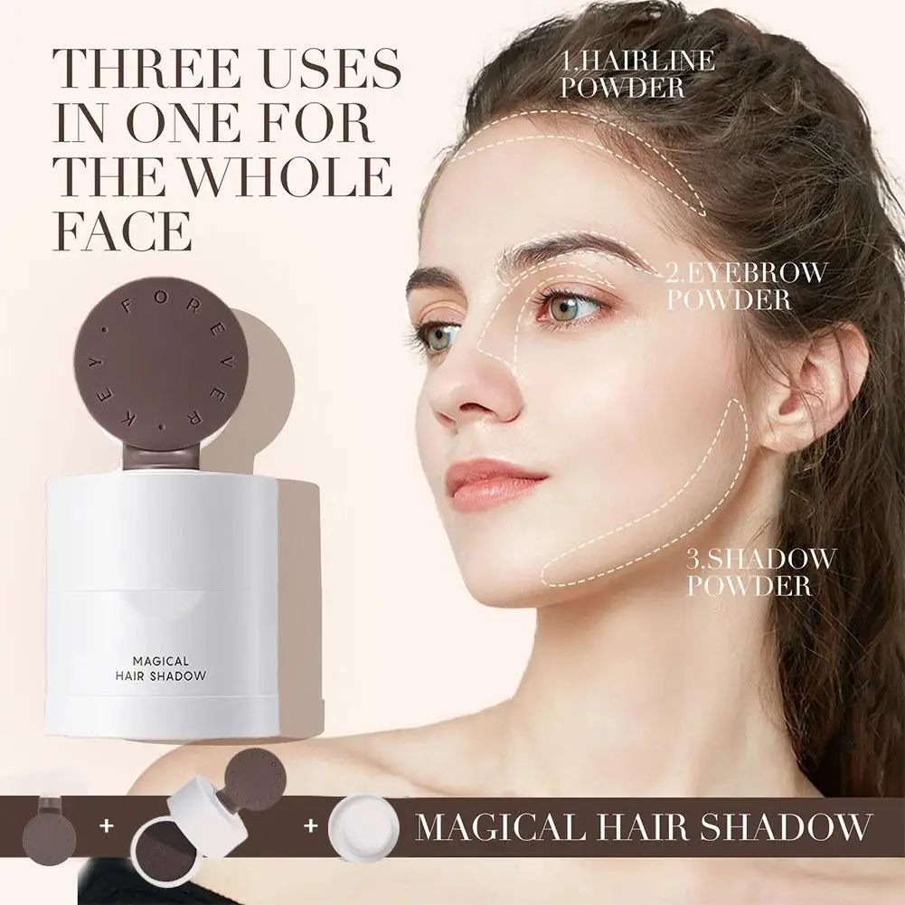 Water Proof hair line powder in hair color Hair Line Cover Concealer Root Instantly Unisex Makeup Hair Up Shadow J7S3