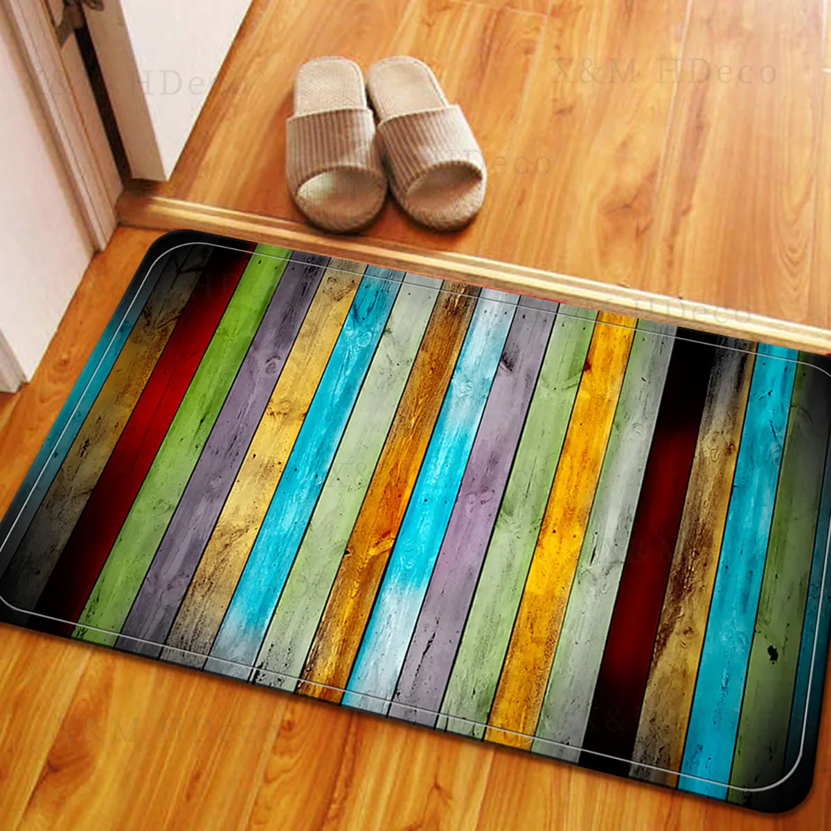 1pc Home Bedroom Kitchen Non-slip Floor Rug, Absorbent Anti-fouling Door Mats