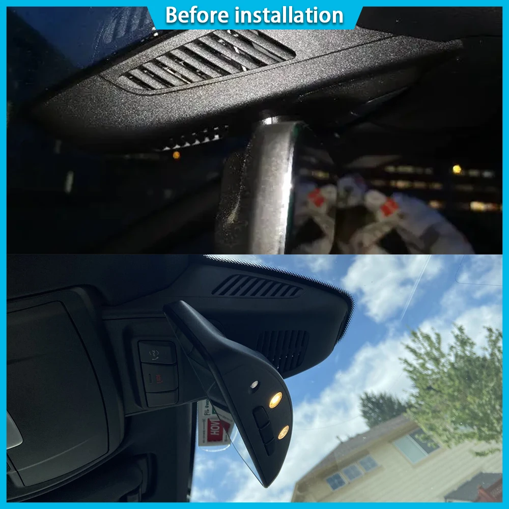 for Mercedes Benz C Class A205 Cabriolet Convertible 2017-2023 4K DVR Dash Cam Car Camera Lens 24h Monitor Video Recorder