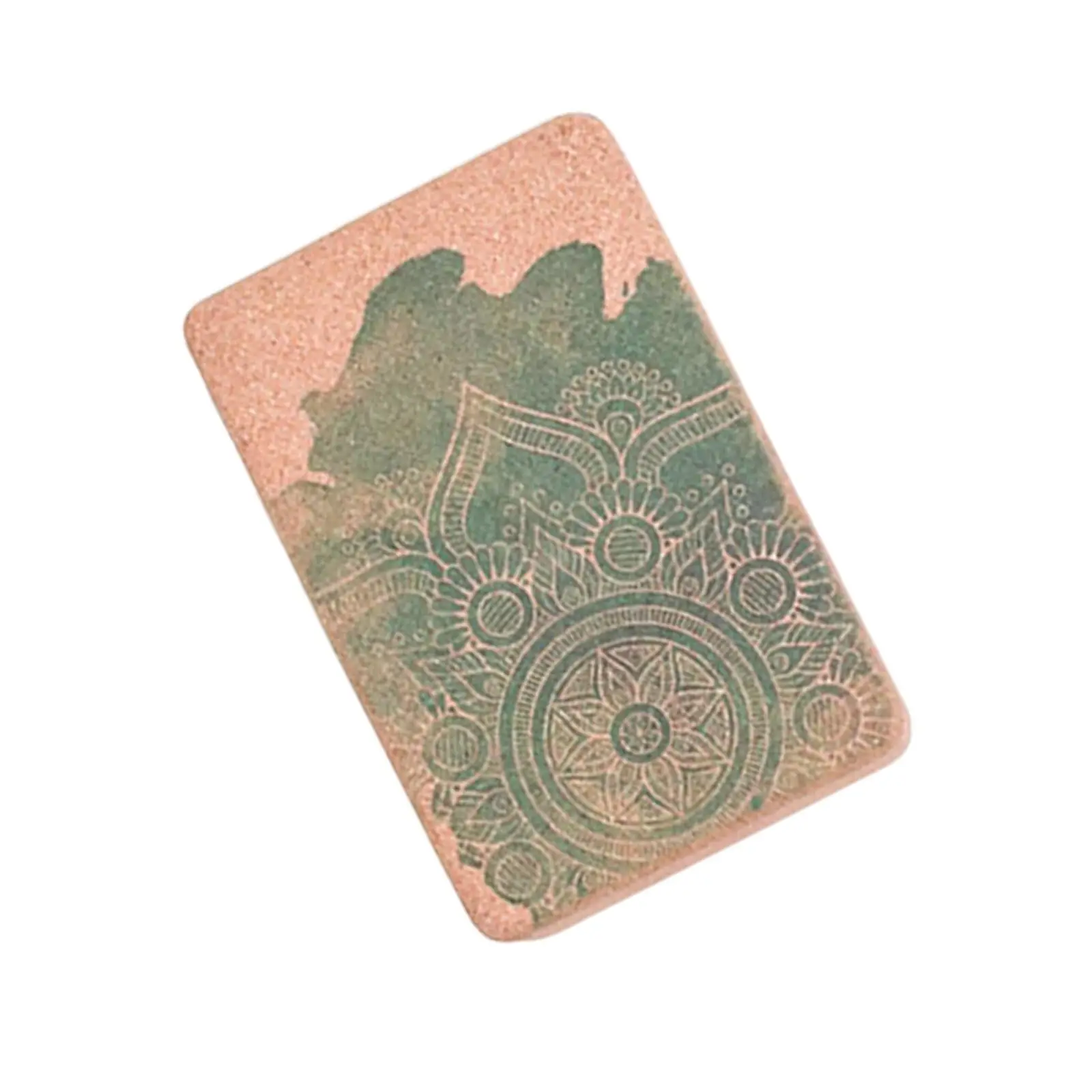 High Density Cork Yoga Brick Grip Block Posture Assistant Lightweight Fitness Tool for Yoga Pilates Exercise
