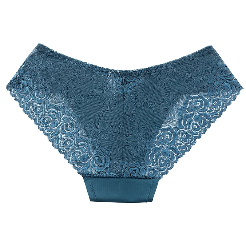 WarmSteps 3PCS/Set Women\'s Panties Exquisite Lace Briefs Breathable Underwear Hollow Out Sexy Lingerie Soft Cozy Underpants Sale