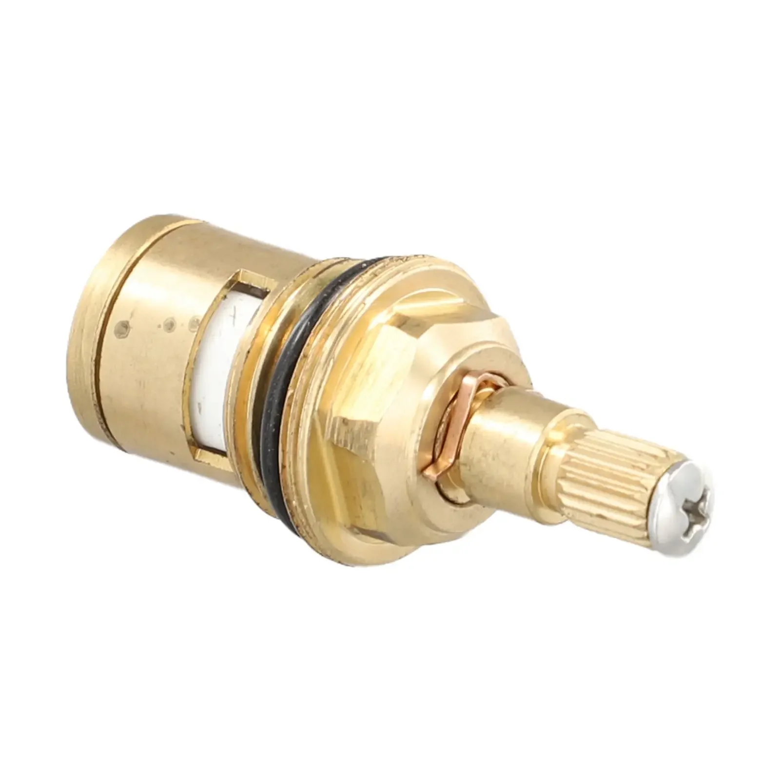 

Quarter Turn Insert Tap Valve 50*22*22mm Anti-clockwise Inner Faucet Valve Red/blue High Quality Brand New Strong