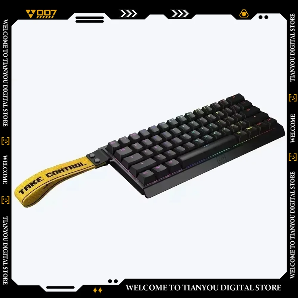 Wooting 60HE Magnetic Switch Low-latency Gaming Keyboard with Full Dynamic Simulation Perfect E-sports PC Accessory Ideal Gift