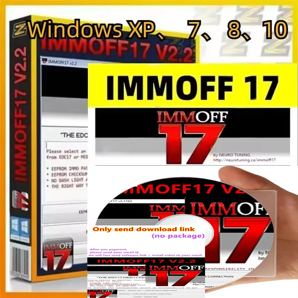 IMMOFF17 IMMO OFF El más nuevo software EDC17 con keygen Immo Off Ecu programa NEUROTUNING Immoff17 Desabler y instalar una guía