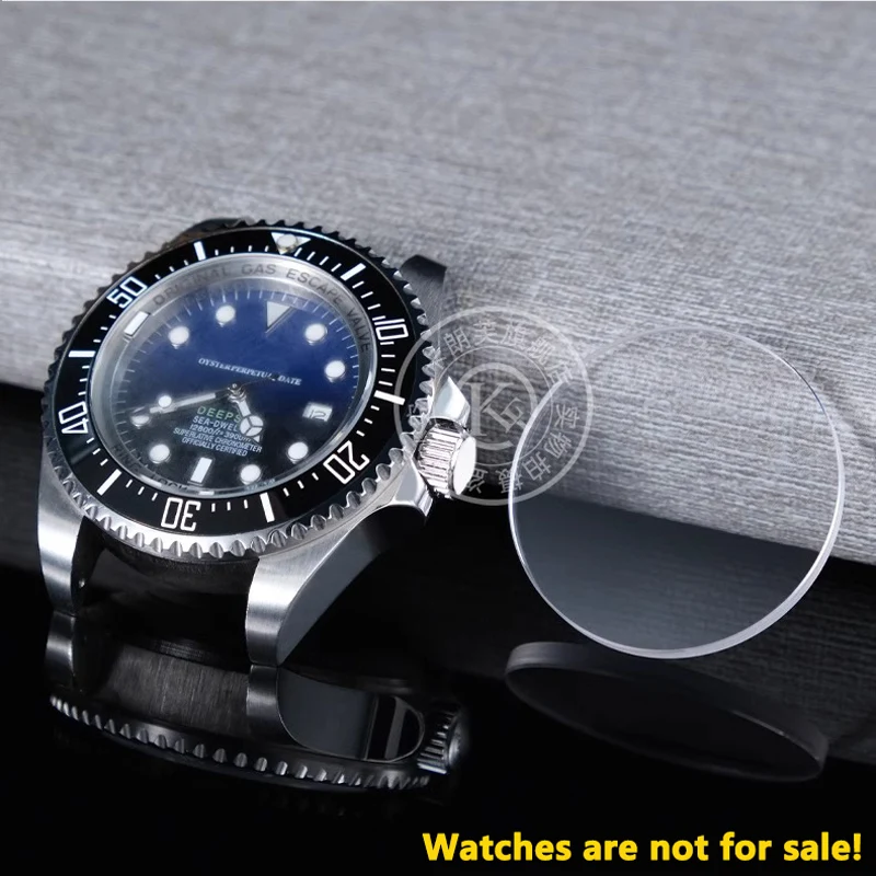 Sapphire Watch Mirror Lens For Rolex Sea Dweller 116660 126660 DEEPSEA Watch Scratch resistant Glass Mask Gift waterproof ring