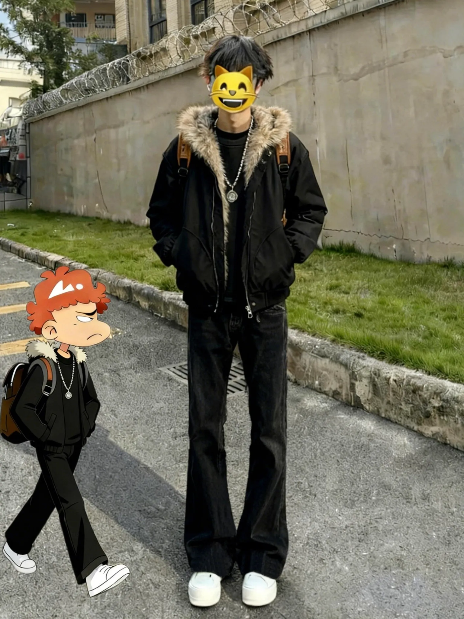 

Американские облегающие джинсы с микро-клеш, мужские осенне-зимние брюки с высокой талией, прямые утягивающие брюки