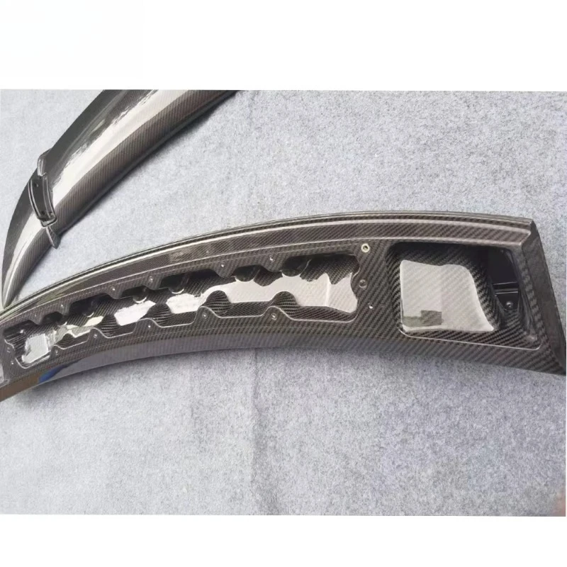 Carbon Rear Wing for GT63 Original Tail Wing Exterior Upgrade Replacement Plastic Dry Carbon Rear Spoiler Tail Roof Spoiler Wing
