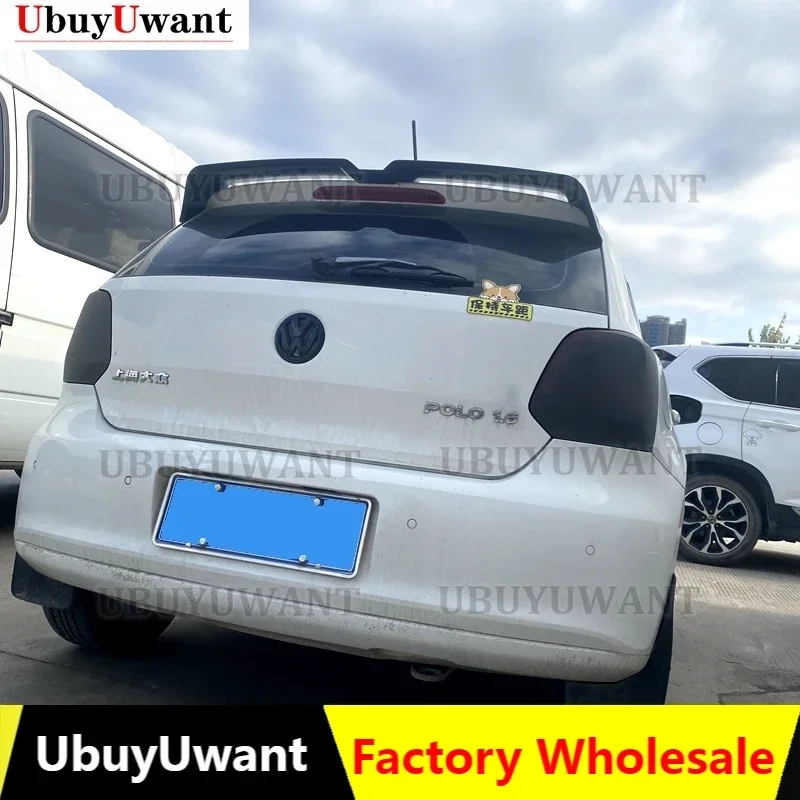 Oettinger Style Roof Spoiler For Volkswagen Polo MK5 6R 6C 2011-2018 Wysokiej jakości ABS Tylne skrzydło dachowe Tylne skrzydło dachowe Zdobiony SPOILER