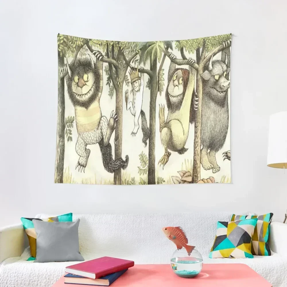 

Wild Things Romp, Max Tapestry Home Decorators Cute Decor Living Room Decoration Tapestry