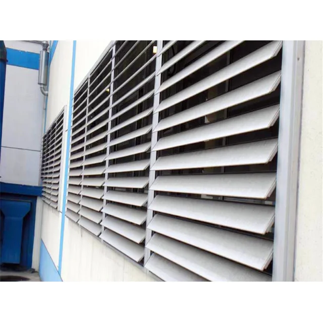 

Customization Aluminum Exterior Shutters Sun Louver Exterior Blinds with Low Price Horizontal Louver Blinds Sunshade Louver
