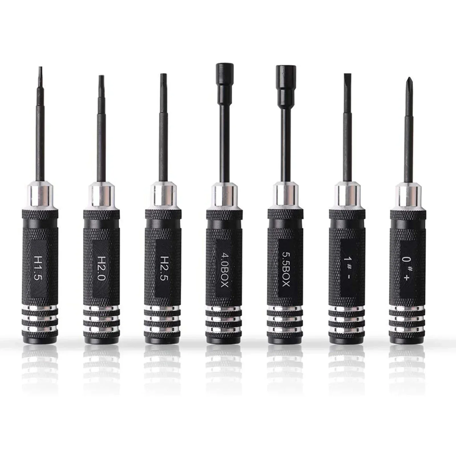 Set di cacciaviti in acciaio da 7 pezzi Kit di attrezzi RC per elicottero modello auto RC