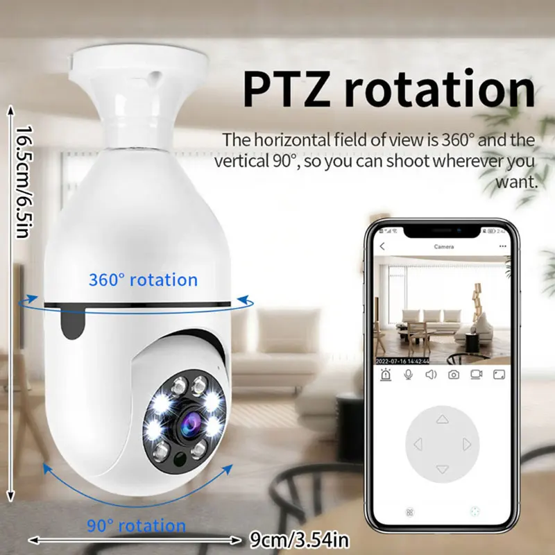Wireless IP Camera WiFi Web Camera 1080P Video Recorder Two-way Voice Night Vision Surveillance Camera Baby Safety Surveillance image 3