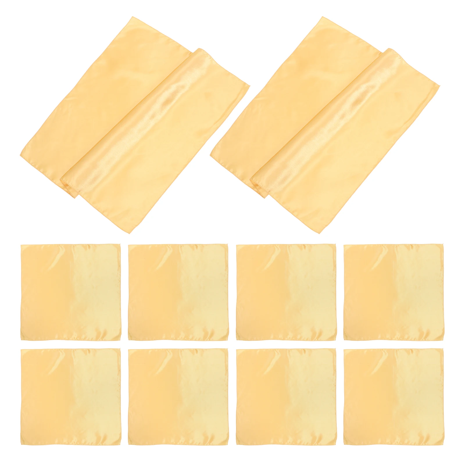 

10 PCS Grace Napkin Pudding Mouth Cloth Travel Light Blue Dinner Napkins Polyester Washable