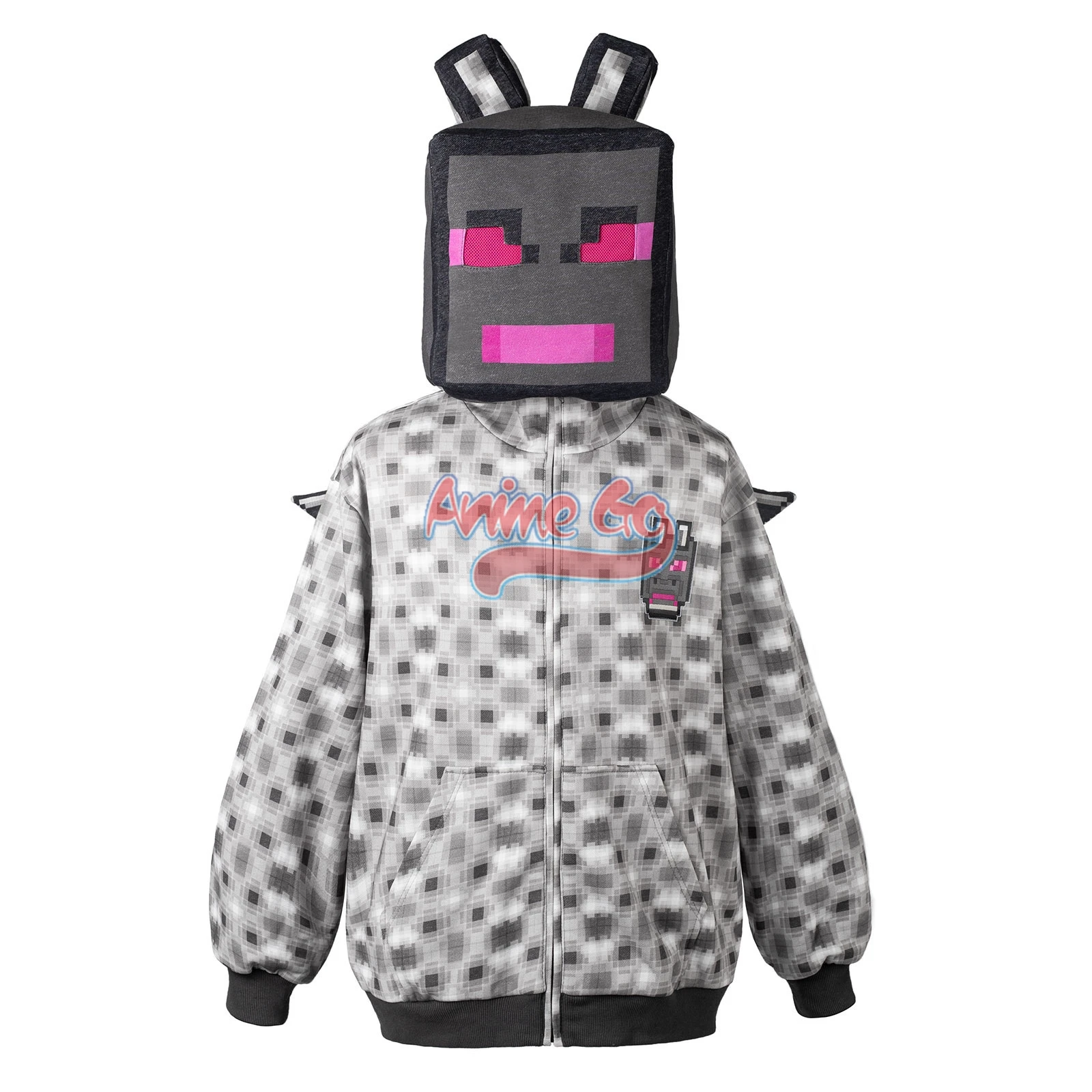 

Ender Dragon Cosplay Costume Hoodie Headgear Game Role Play Coat for Adults Unisex