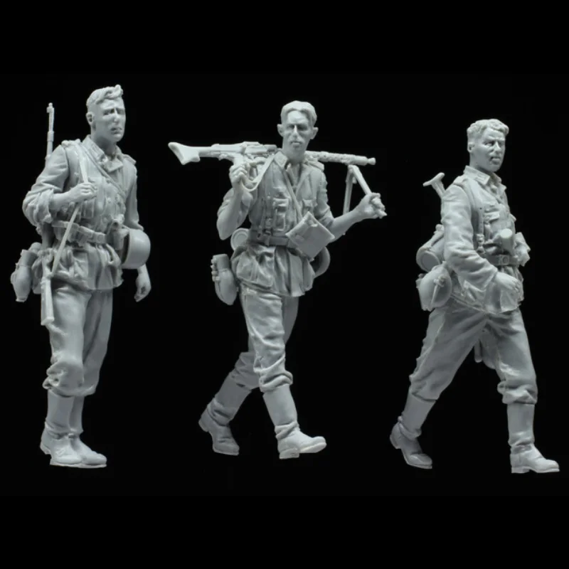 

1/35 Historical Military Hobby Miniature Toys Germany infantry 3D Printed White Model Unassembled Unpainted Resin Kit boys gifts