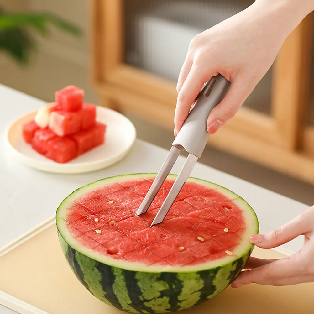 

Watermelon Cutting Multifunction Fruit Tool Picker Slicing Functional Beige Gadget Baby