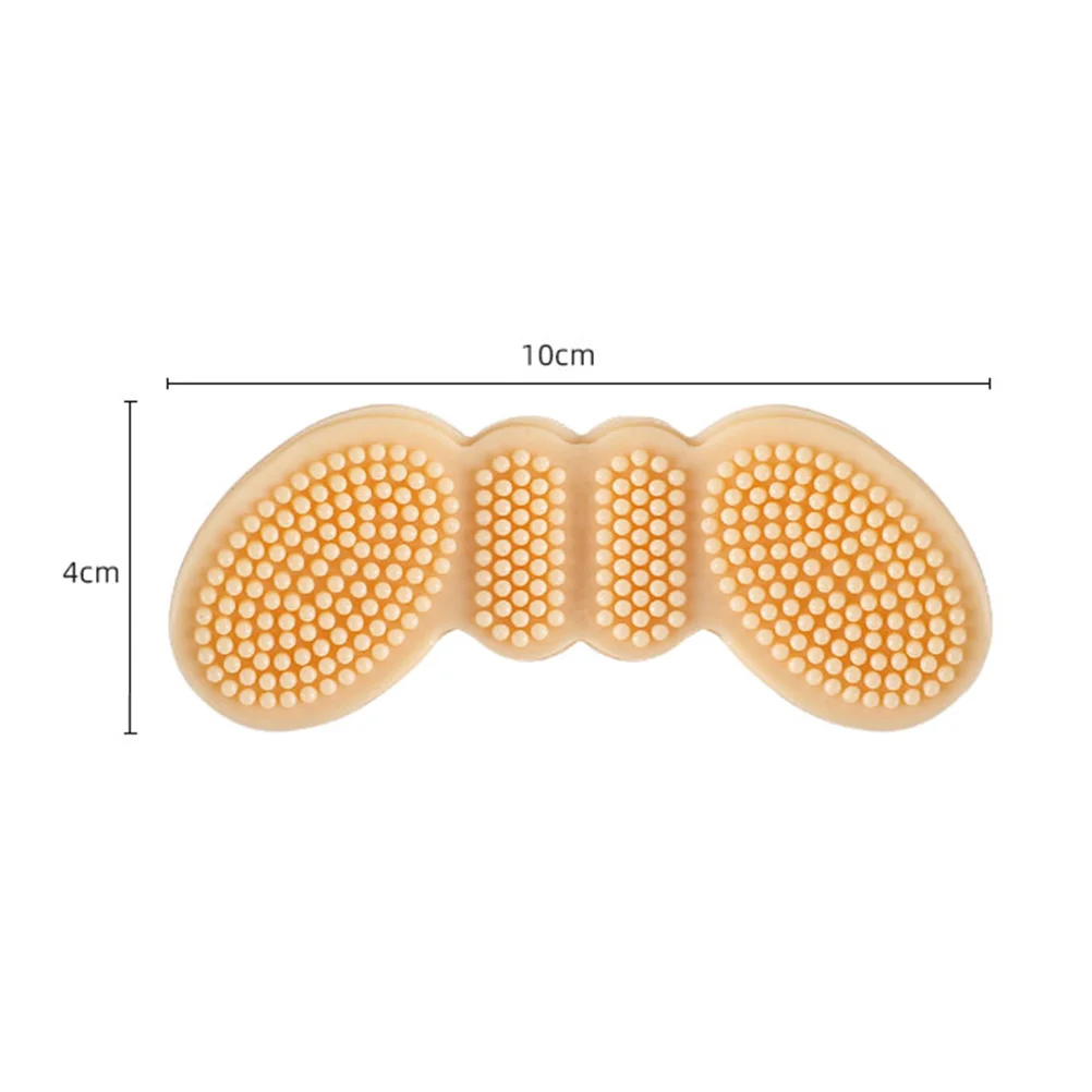 

4Pairs Heel Grip Liners Butterflies Design Strong Adhesive Thickened Widened for Shoe Friction Pain Relief Heel Protectors