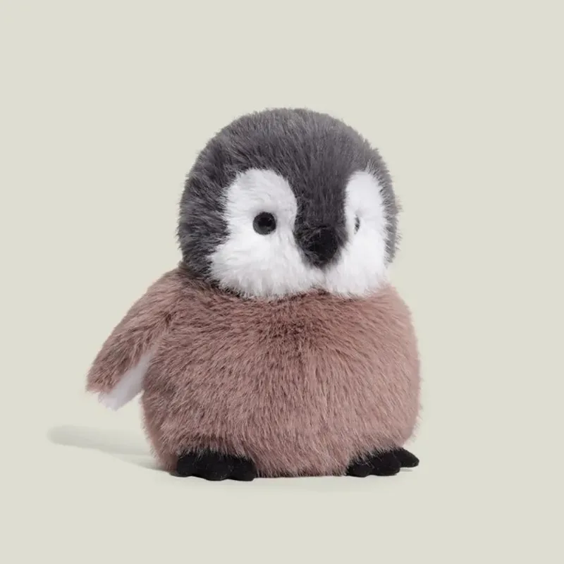 Schattige Pinguïn Knuffels Zacht Knuffeldier Kawaii Kussen Woondecoratie Grijze Pinguïn Sussen Poppen voor Meisjes Verjaardagscadeaus