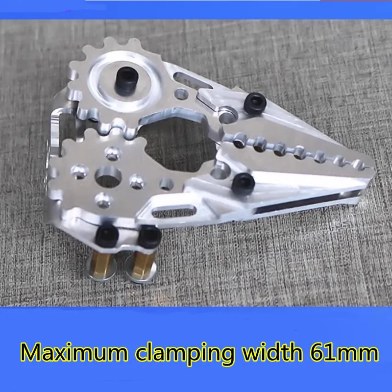 

robotic arm rocker arm gripper clamp holder robotic arm metal mechanical claw bracket for Rc robot clamping width 61mm