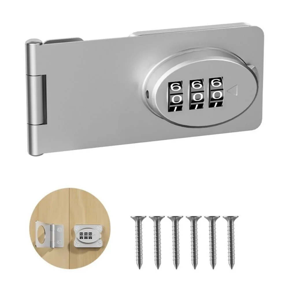 Mechanical Digit Mechanical Password Lock Metal 3 Digit Cabinet Password Locks Resettable Anti-open Safety Protection Device
