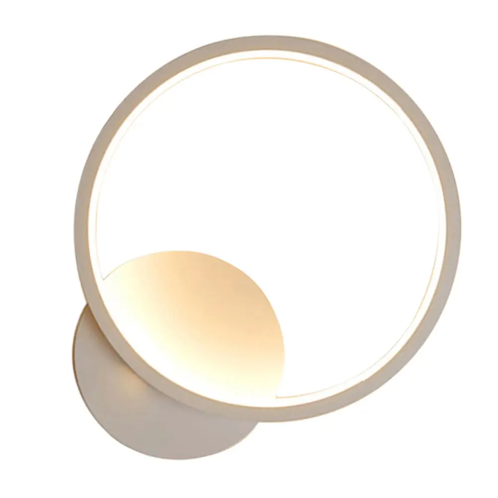 

1Pcs Wall Lamp Simple Style Silver Bedroom Wall-Mounted Light Creative Decorative Modern Lighting Home Corridor Balcony Hallway