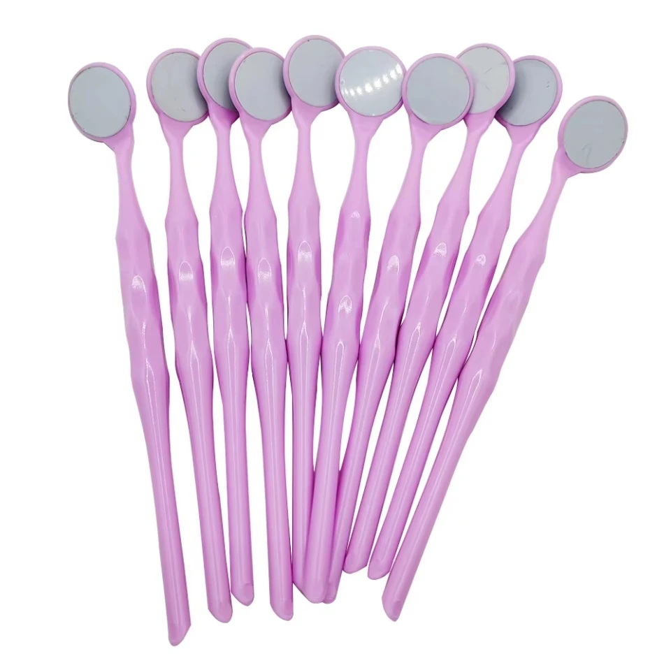 10 pçs espelho de boca dental premium superfície frontal exame refletor dupla face espelhos orais ferramenta instrumento dentista