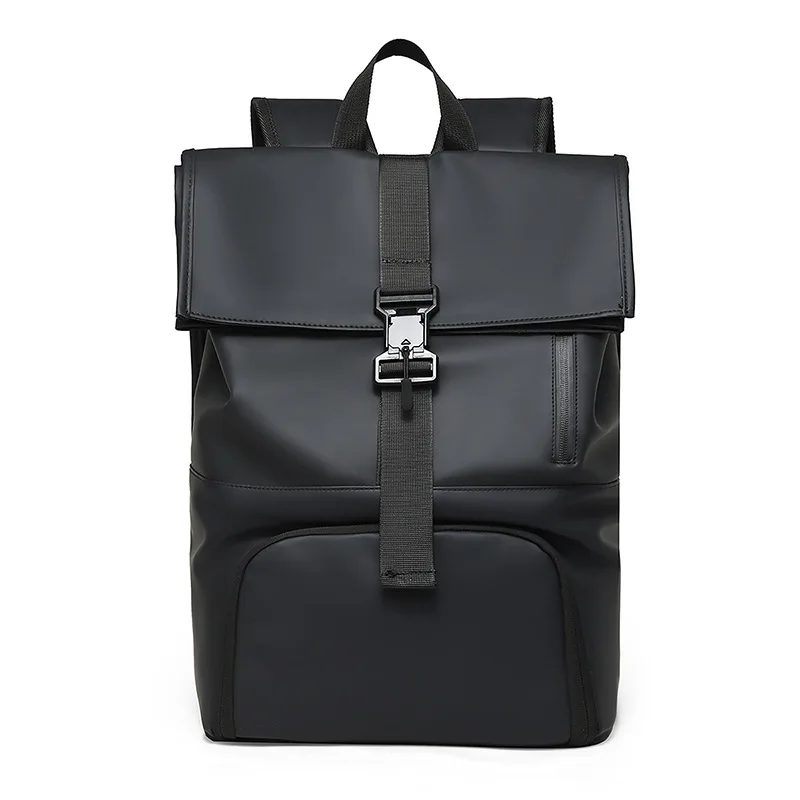 

New Men's Rolled-up Backpack, Outdoor Sports Rolled-up Top Backpack, Large-capacity Magnetic Lock with Shoe Compartment Backpack
