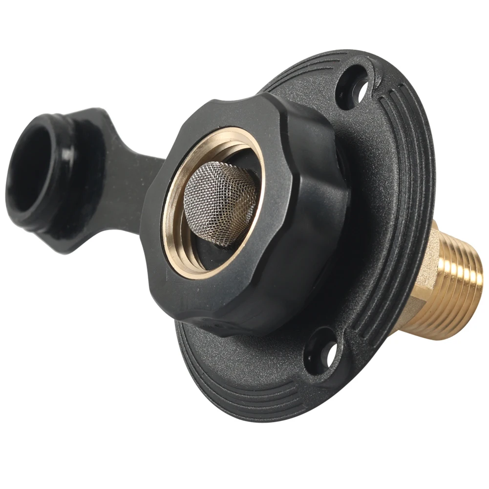 

Automotive Check Valve Color Black RV Hose Connector Easy To Use High Universality Fitment For Vehicle Water System