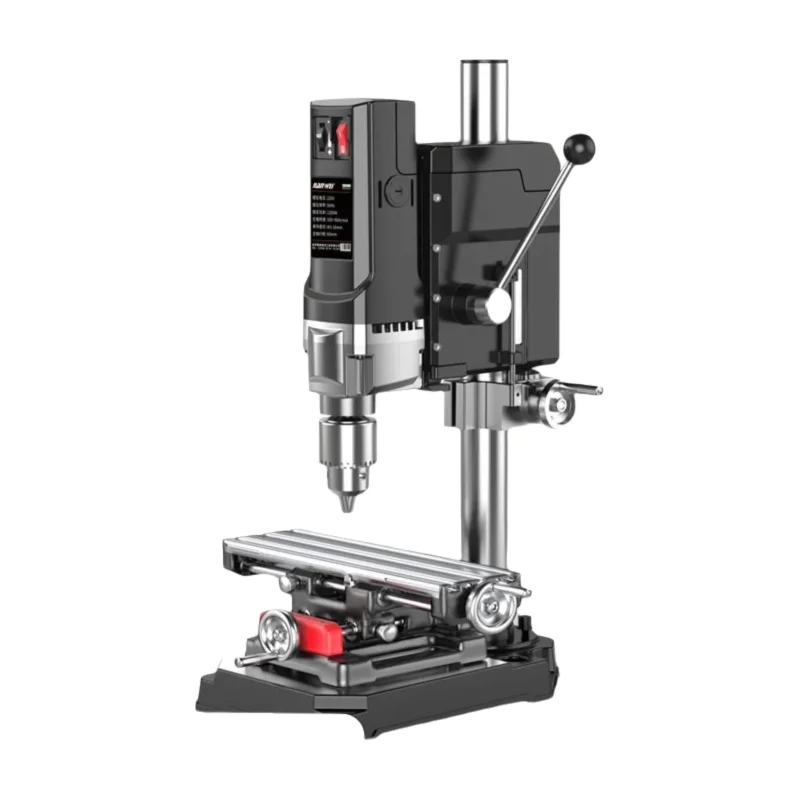 Small Household 220V High-power Industrial-grade Drilling Machine with Multi-functional Worktable and High-precision Drilling