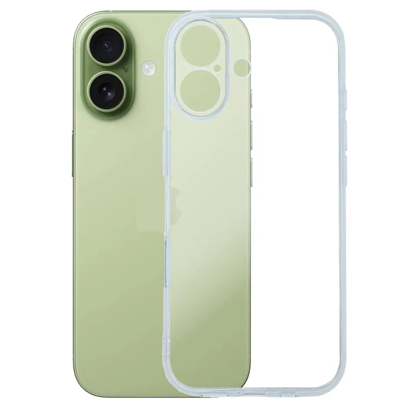 Transparente Silikon-Handyhülle für iPhone 15 16 17 11 12 13 14 Pro Max 15 Plus 12 Mini X Xs Xr 16E 17E Weiche Durchsichtige Schutzhülle