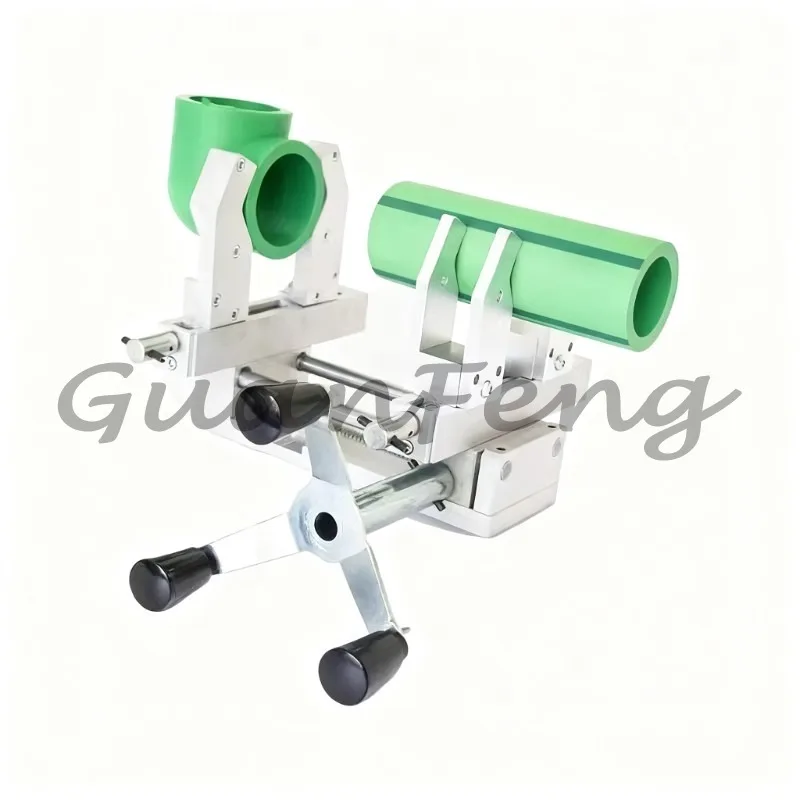 Plastic Pipe Socket Fusion Butt Welder Kit, Portable Mini Machine with Fixture for PPH and PVDF Pipe Welding
