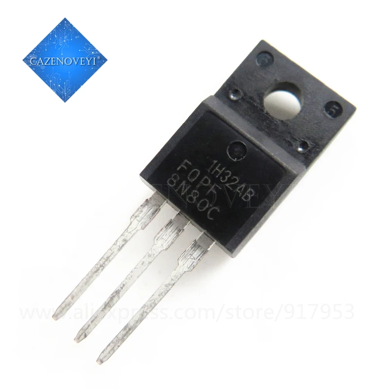 High quality seller 10pcs/lot FQPF8N80C TO-220F new original In Stock