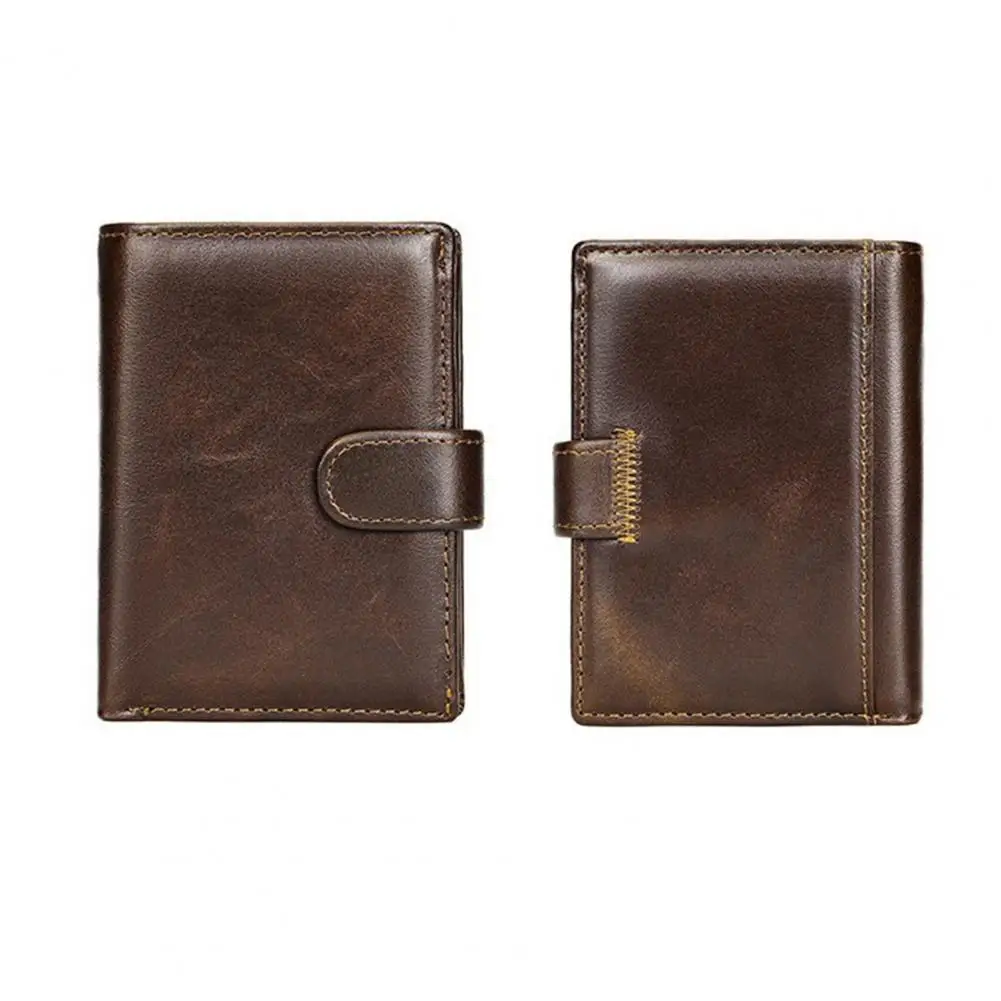 Men Travel Wallet Vintage Men Wallet Vintage Men’s Faux Leather Wallet Rfid Blocking Bi-fold Credit Card Holder Slim