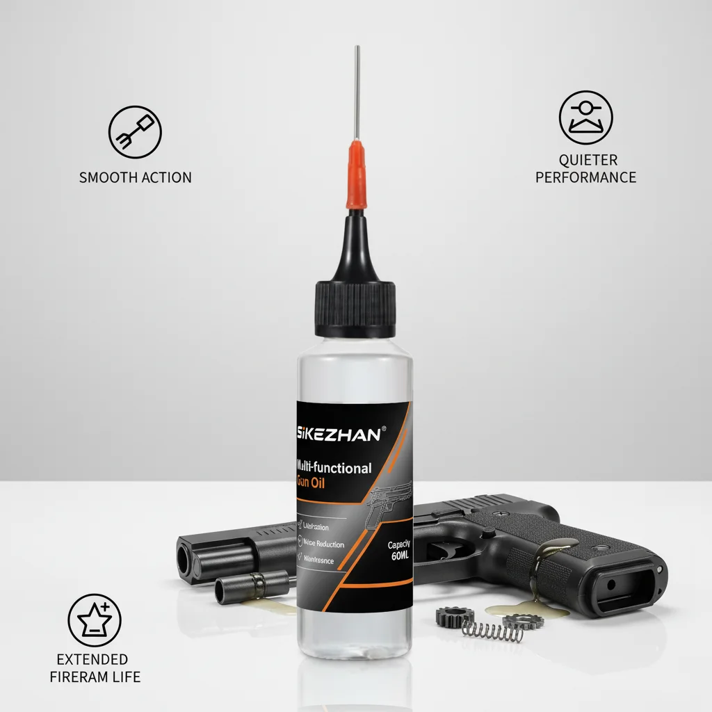 زيت تشحيم مسدس الصيد – زيت تنظيف وصيانة عالي الأداء للعمل السلس والتشحيم وحماية الصدأ