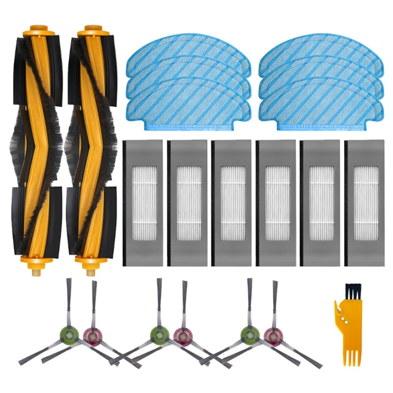 Filtre de brosse latérale principale pour Ecovacs, pièces de gril de vadrouille, compatible avec DEBOT, OZMO T8 +, T8 AIVI, T8 Max, N8 Plus, N8 Pro, AD