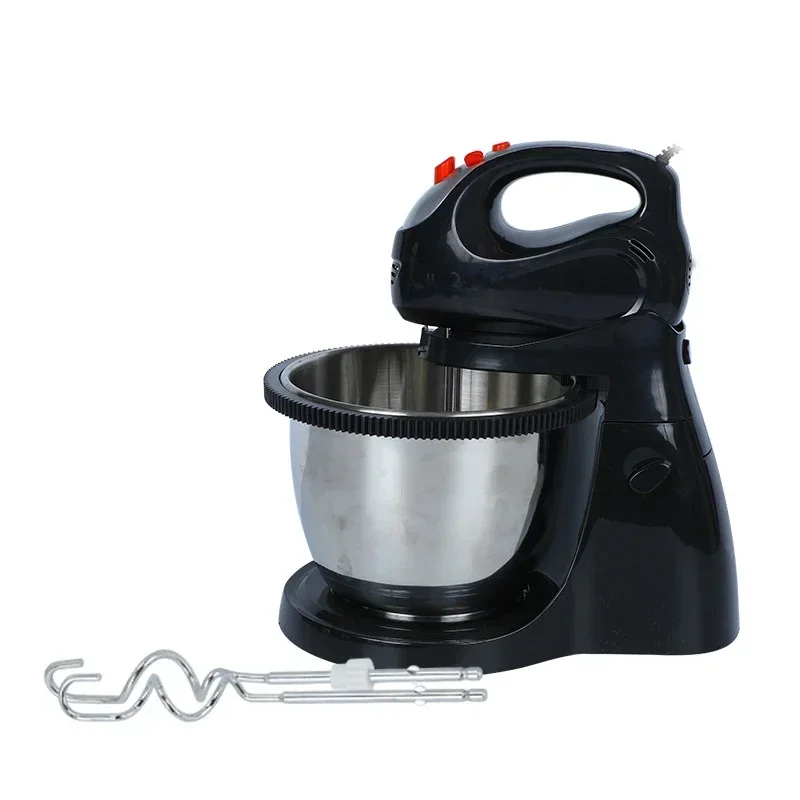 #￥Multifunctional Stainless Steel Electric Egg Beater Mini Egg Beater BlenderAutomatic Cream Cake DoughBlender Food Blender 220V