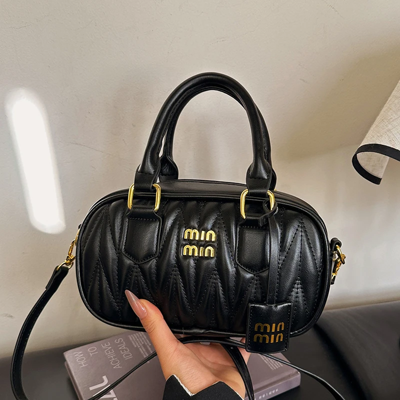 

Simple Messenger Handbag With Vintage Design Large Capacity For Women Elegant Leather And Stylish