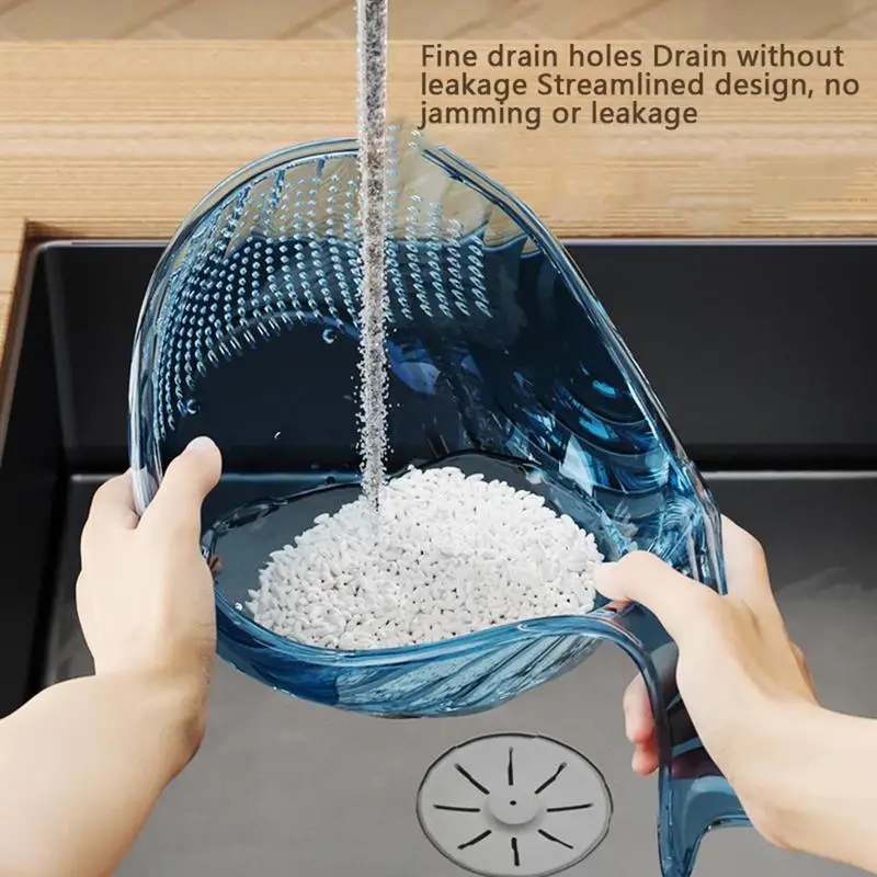 Small Strainer Fine Mesh Colander For Vegetable Multifunctional Ergonomic Handle Drainage Strainer Basket For Kitchen Cooking