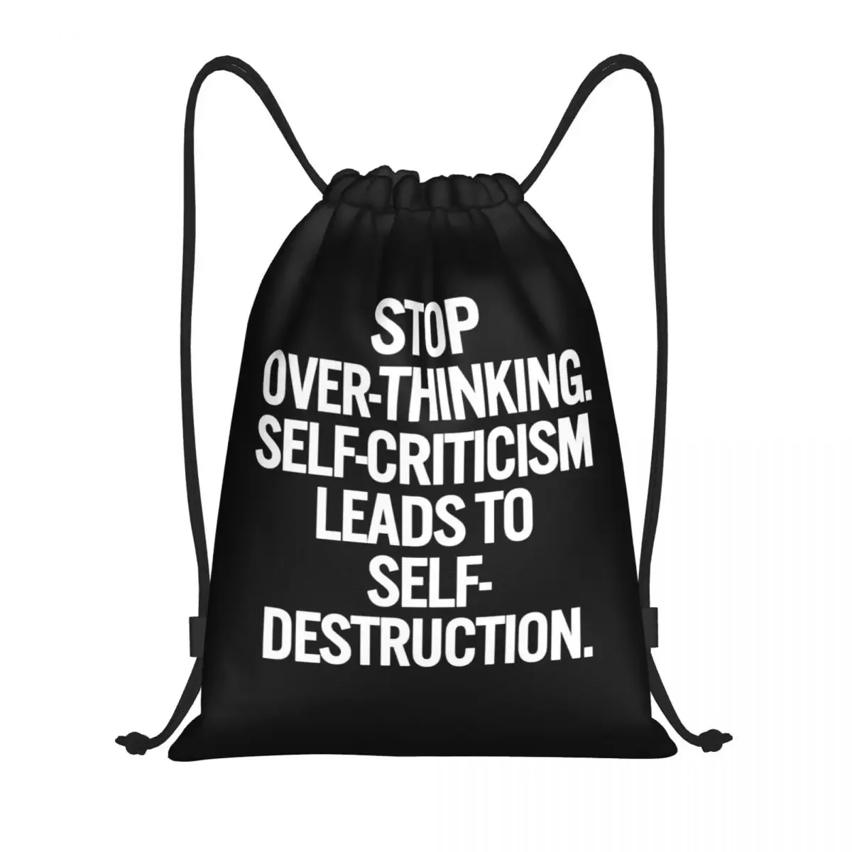 Custom  Mindless Hip Hop Punk Rock Self Indulgence awstring Bag Foldable Sports Gym Sackpack Electro Training Backpacks