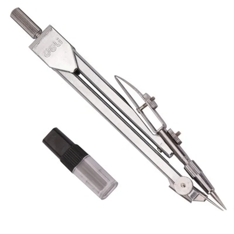 Steel Drawing Compass Professional Engineering Mapping Instrument Math Geometry Tool School Student Supplies Set