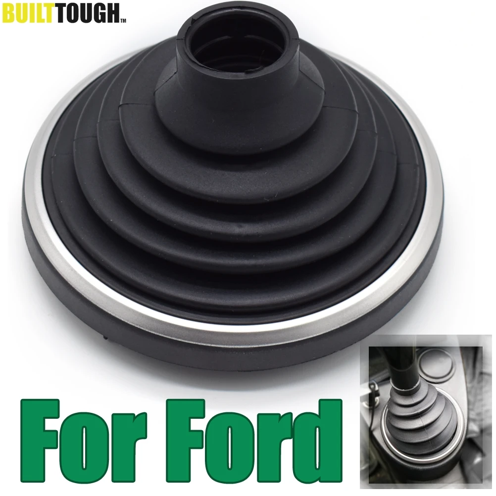 Gear Shaft Rubber Gaiter For Ford Fiesta Fusion Gear Shift Knob Gaiter Boots Bottom Frame Dust Cover Black 2003 2004 2005 - 2007