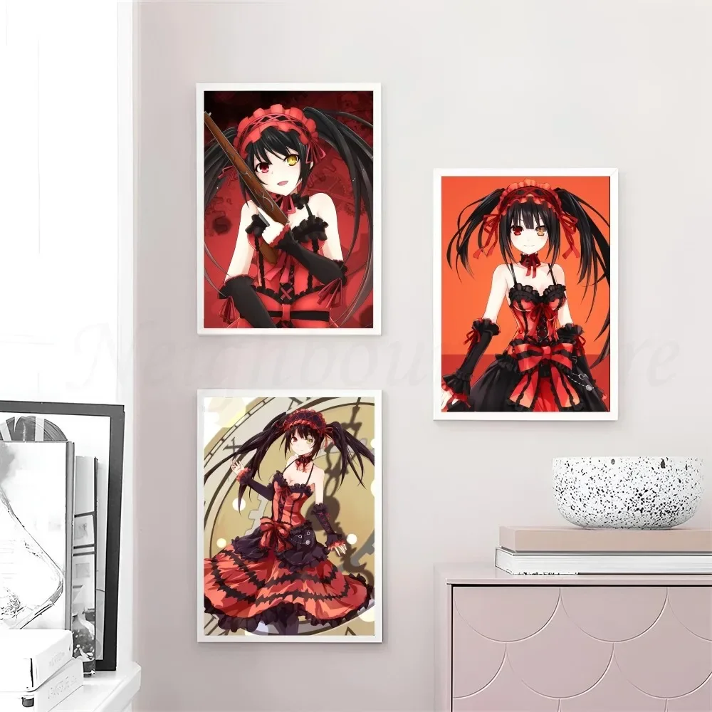 1pc DATE A LIVE Tokisaki Kurumi Poster HD Posters Home Room Bar Cafe Decor Art Wall Painting Picture