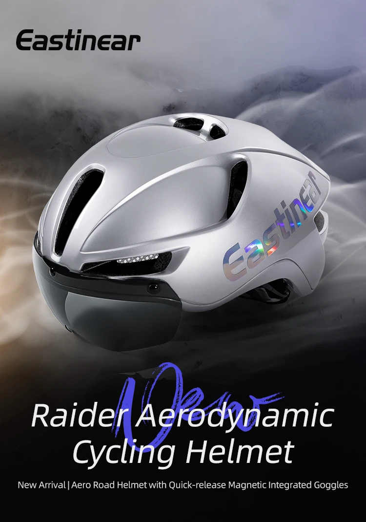 New Pneumatic Bicycle Helmet 3D Shock-Absorbing Lining Ventilated And Breathable Men's And Women's Road Mountain Safety Helmet