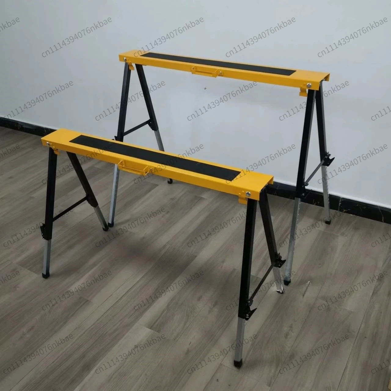Foldable Height Lifting Sawhorse Iron Bracket Multifunctional Work Bench Horse Stool