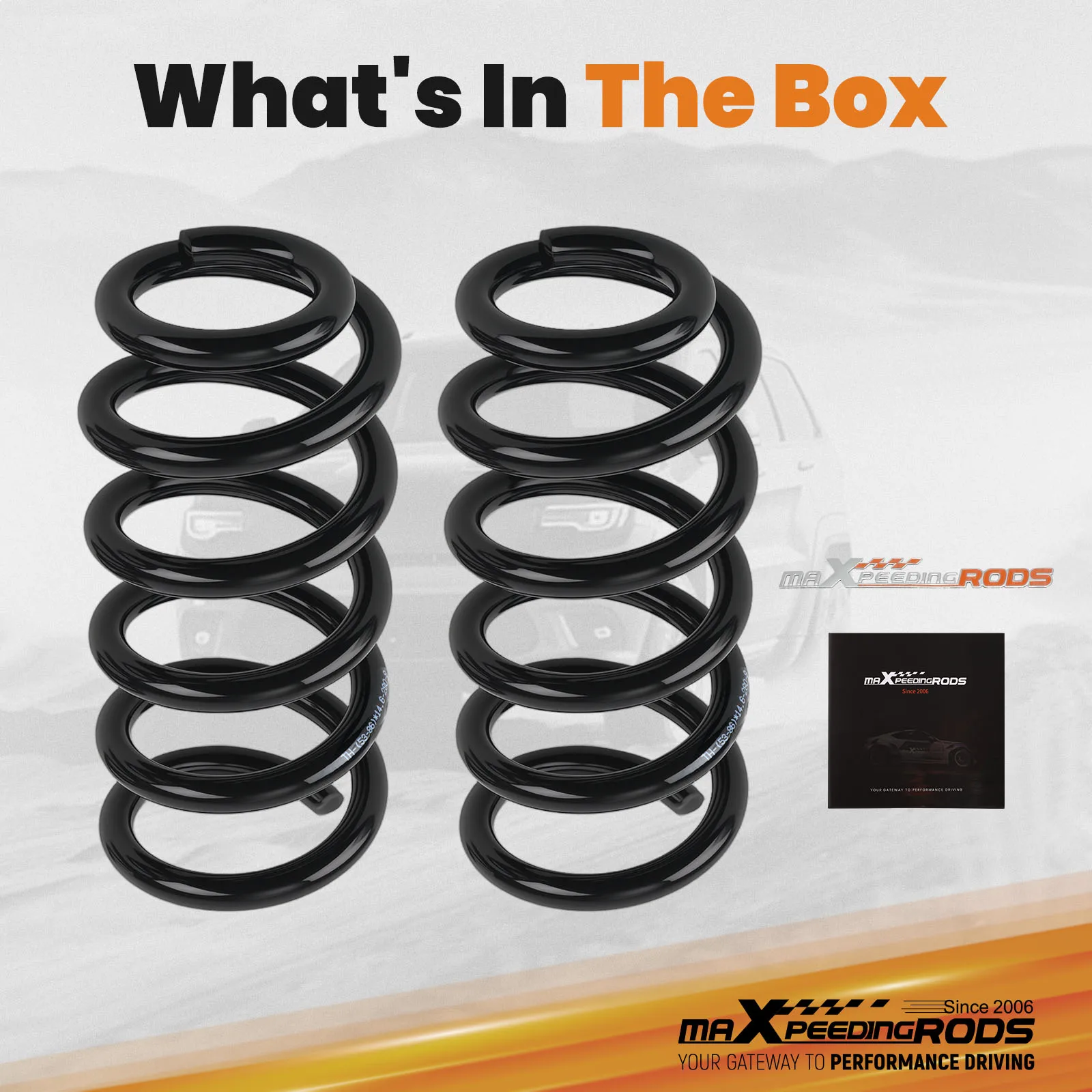 طقم خفض التعليق الأمامي مقاس 3 بوصات لسيارة Ford Ranger 2WD 1983-1997 Drop Springs