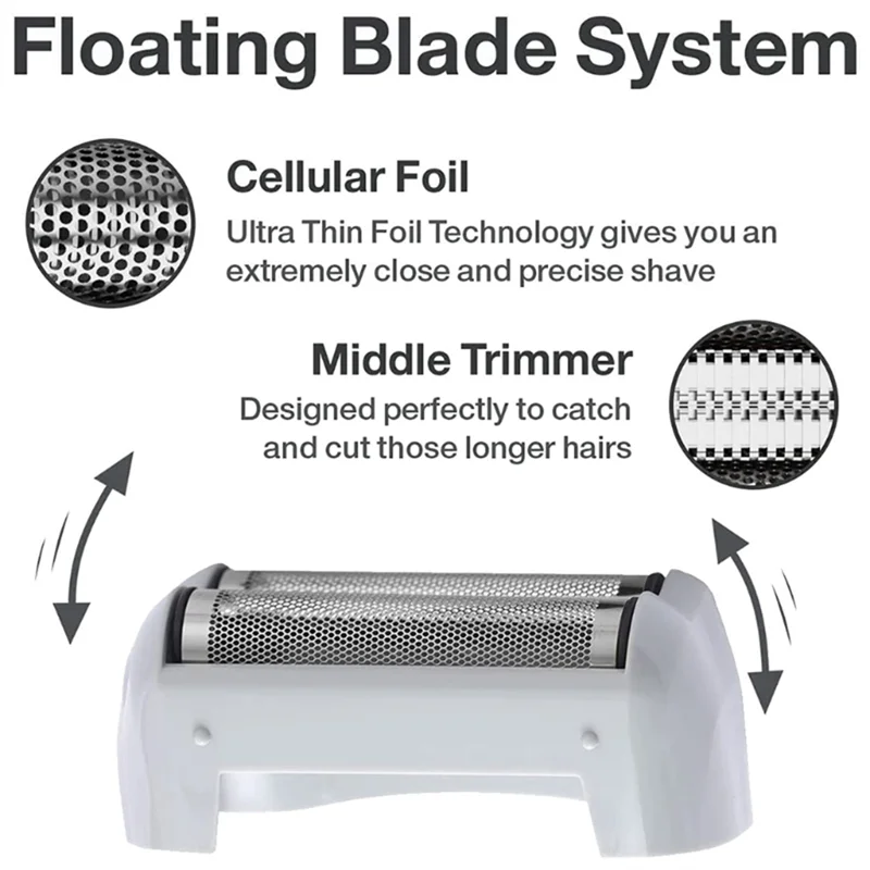 Professional Replacement Titanium Foil & Cutter Shaving Blades Shaver Head Sets for Andis 17155 17150 17200