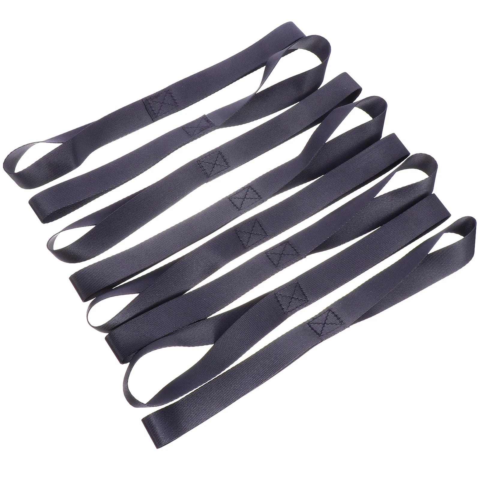 

8Pcs Loop Tie Down Strap Heavy Duty Safe Towing Rope for Car Motorcycle Wheelchair Lawn Equipment Hauling Belt Cargo Securing
